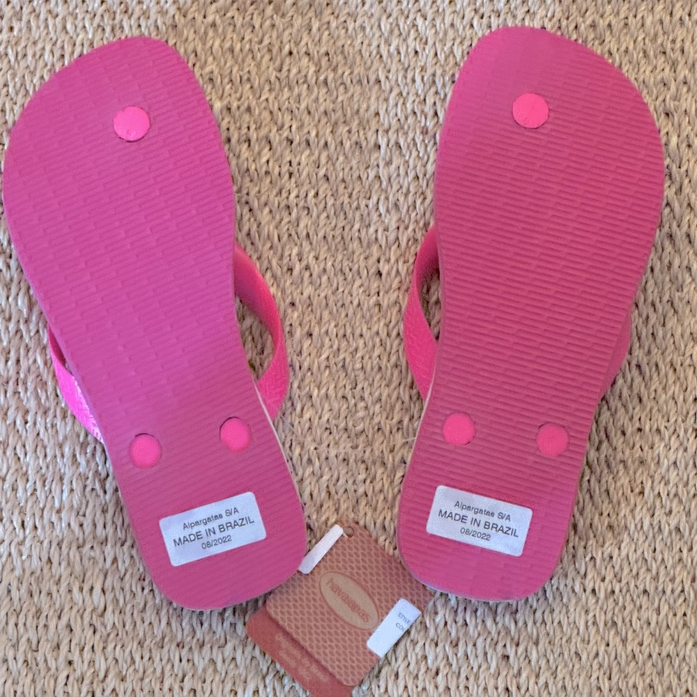 FARM RIO x HAVAIANAS Flip Flop Sandals - Women’s Size 6 - New With Tags - Picture 3 of 7